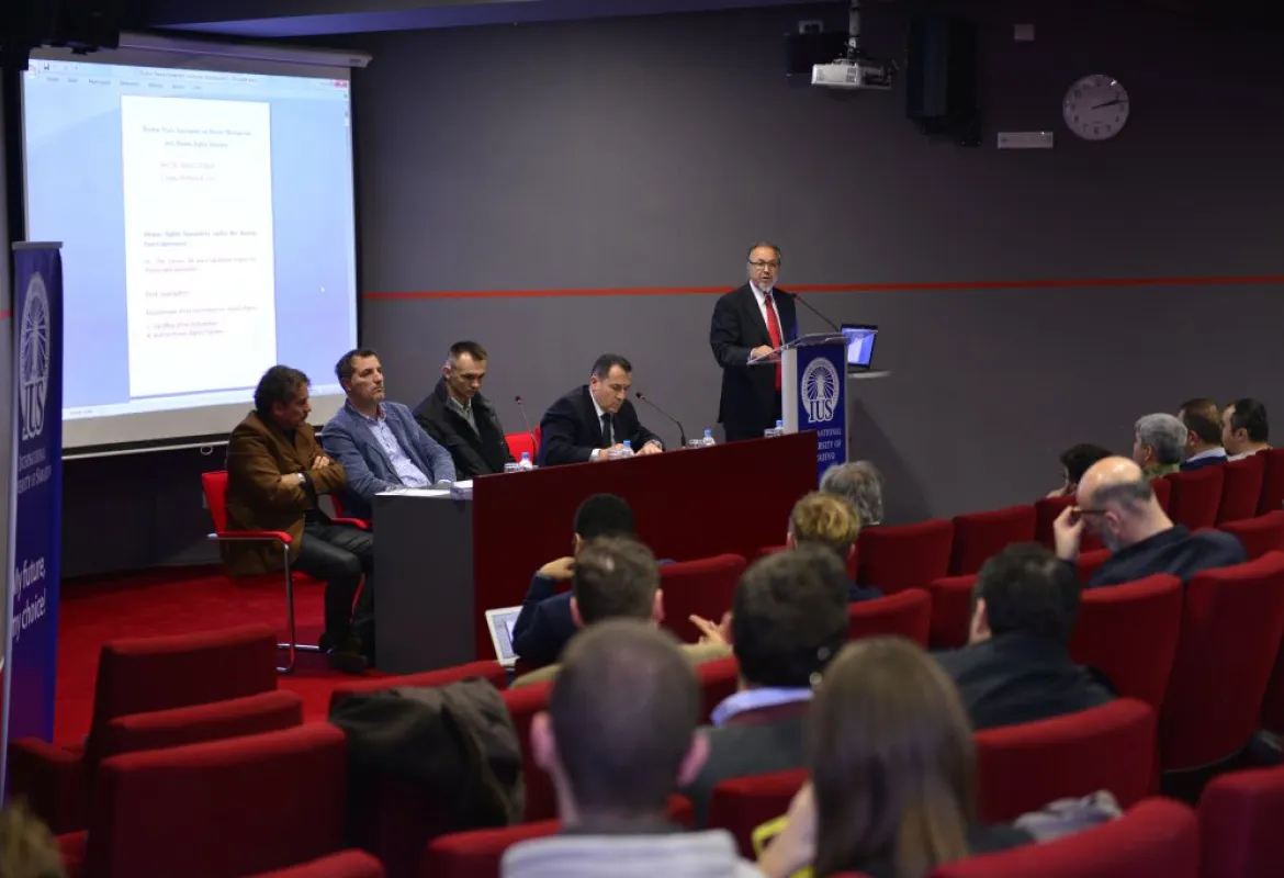 Dayton Peace Agreement Panel discussion held at IUS