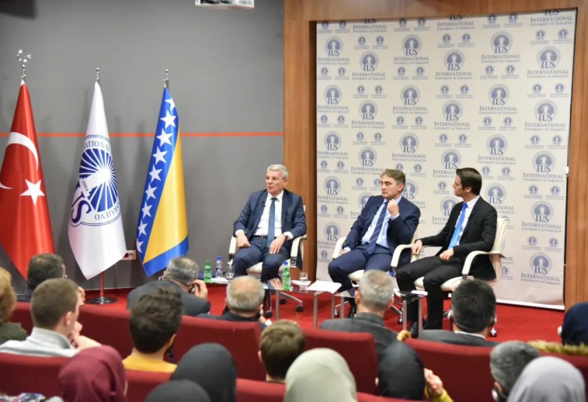 Members of BiH Presidency Visited IUS 