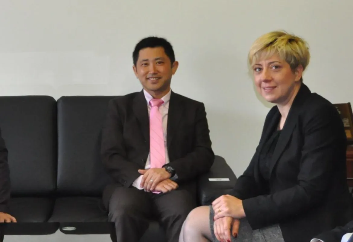 Japanese Delegation visited IUS