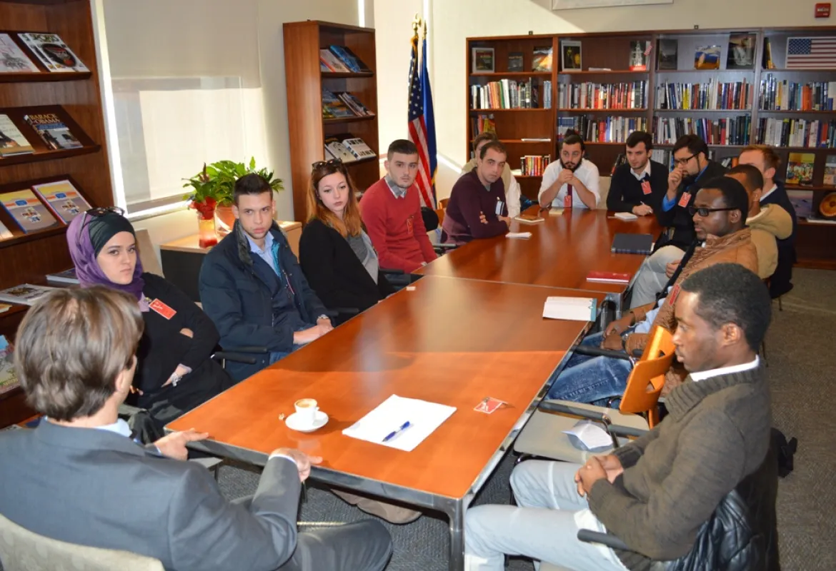 IUS Students Visit US Embassy