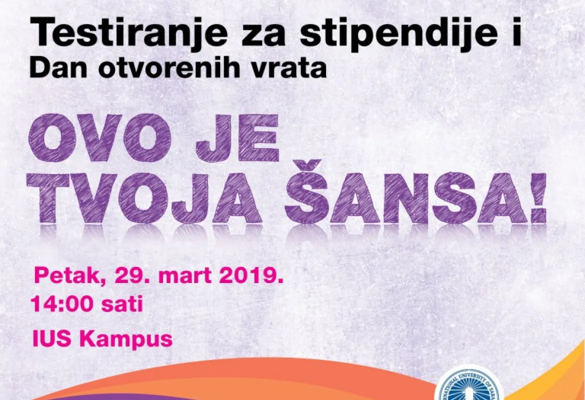 Scholarship Testing and Open Day – 29 March 2019