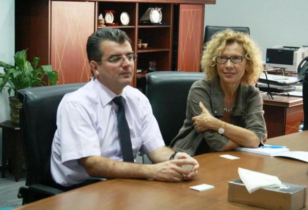 The delegation from the University of Bologna visited IUS