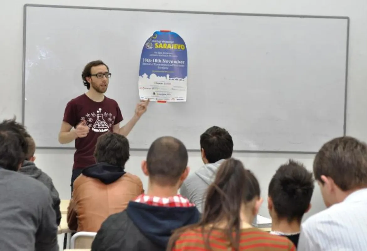 Organizatori Startup Weekend Sarajevo na IUS-u