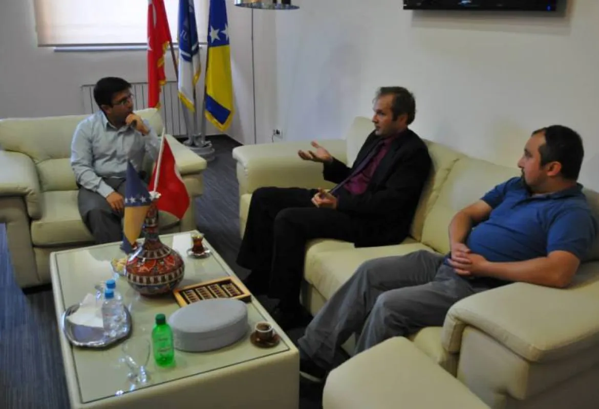 The Director of the BBI bank visited Rector Oğurlu
