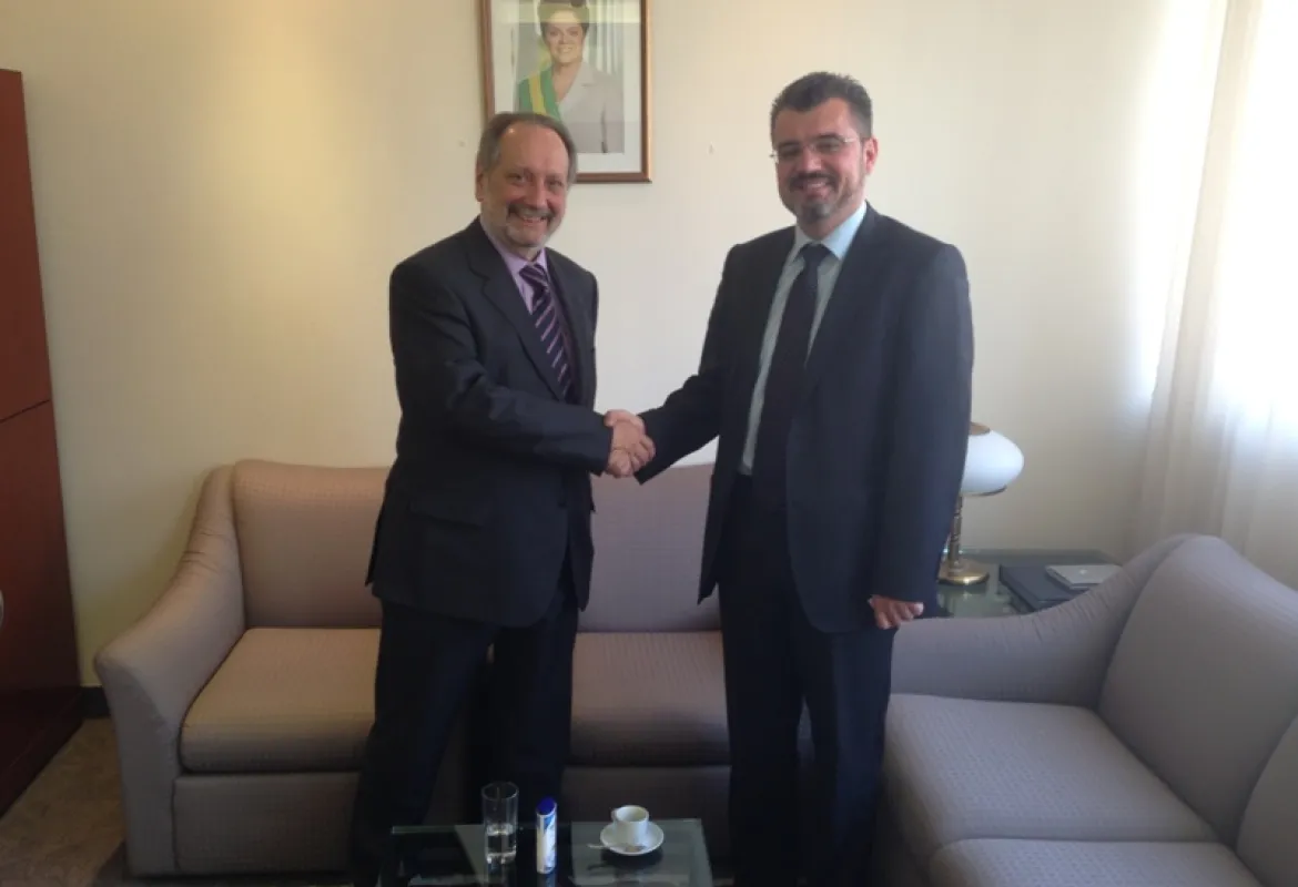 IUS Rector visited the Ambassador of Brazil H.E. Mr. Jose A. Lindgren Alves