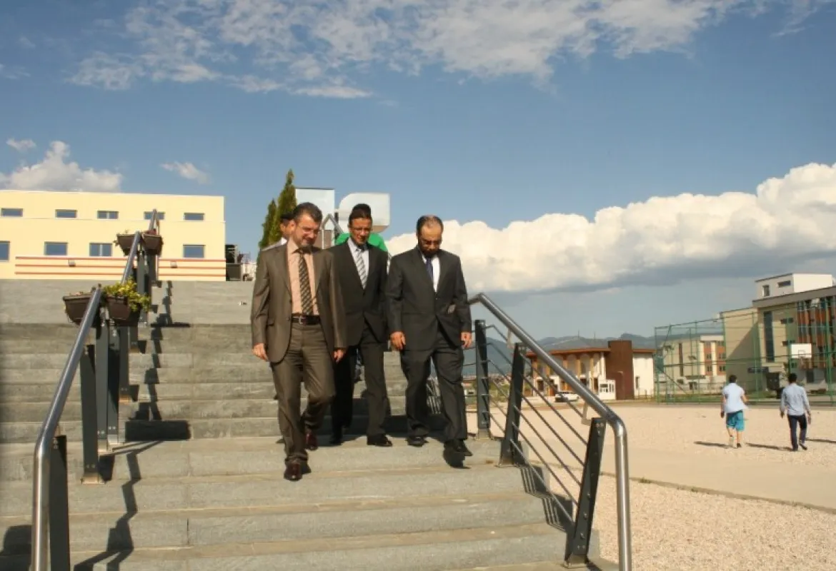 Representatives of the King Fahd Cultural Center visited IUS