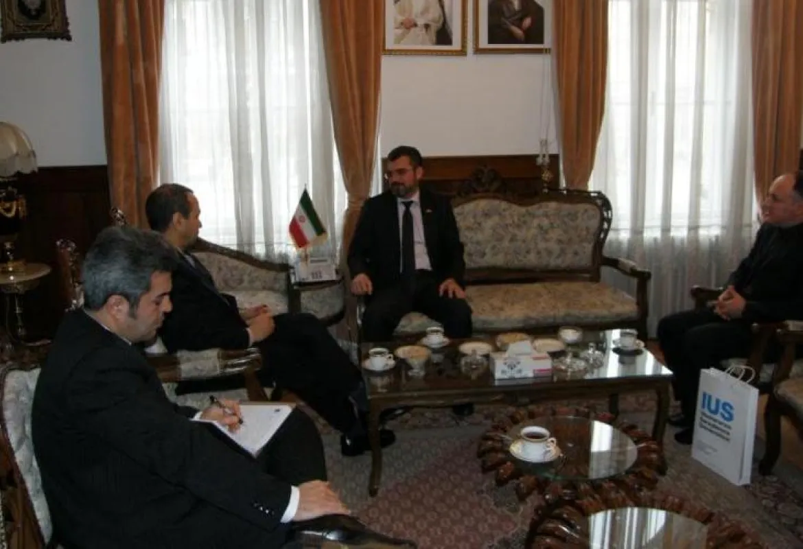 IUS Rector visited Iranian Ambassador