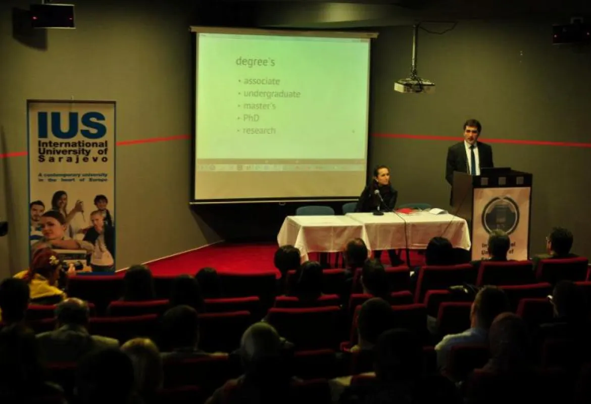 A presentation of the Government of Republic of Turkey on foreign student scholarships program was held at IUS 