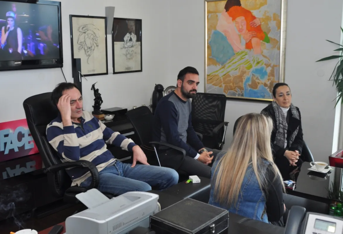 Business visit to FACE TV