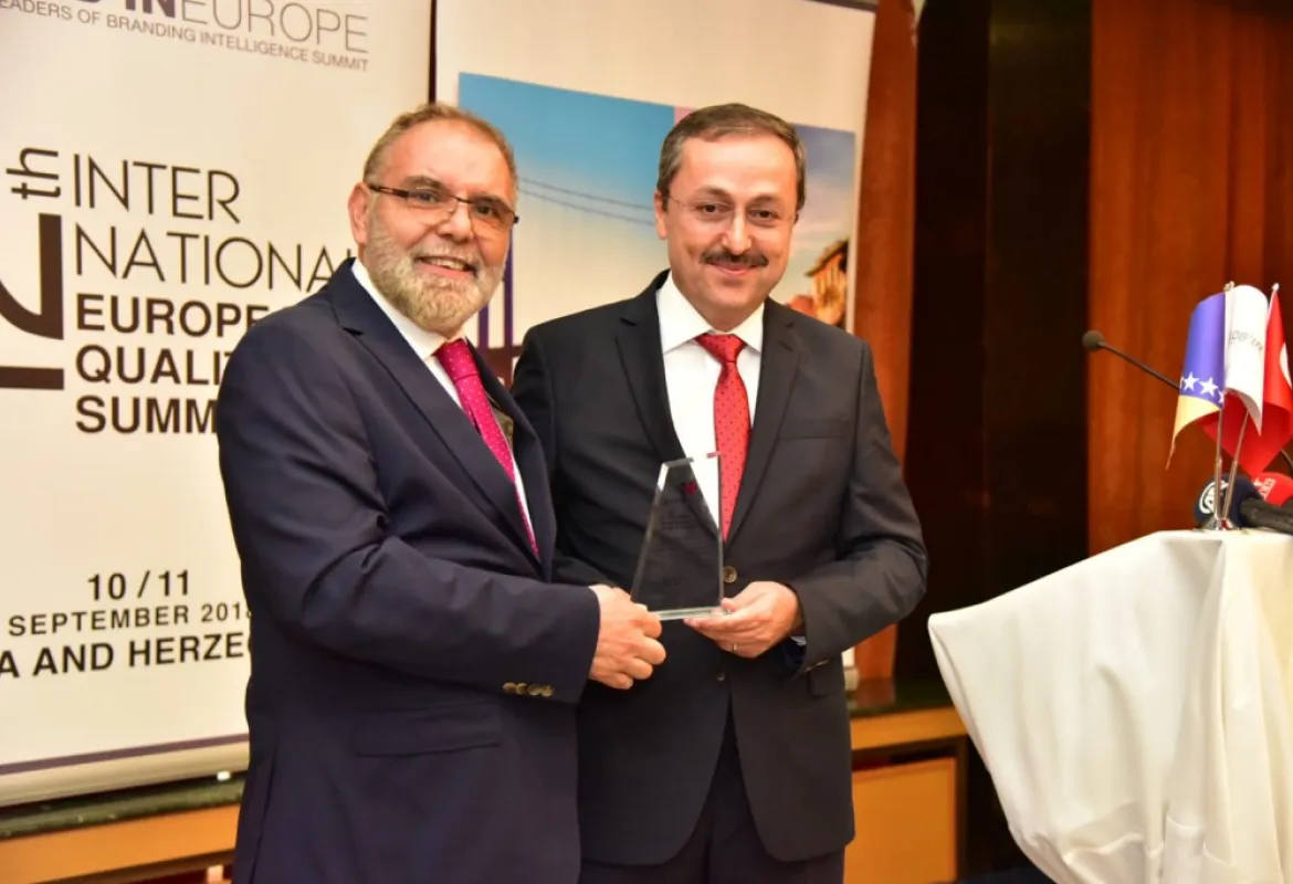 International University of Sarajevo (IUS) awarded the Lob'in Europe Award 