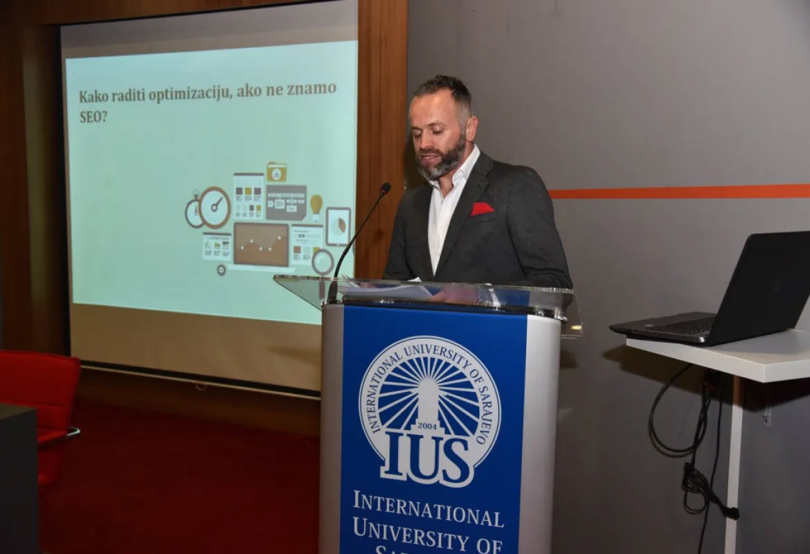 Free Digital Marketing Workshop at International university of Sarajevo 