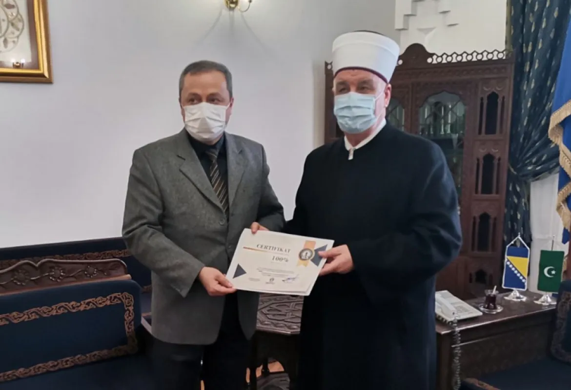 IUS Rector Visits Office of Reis ul-Ulema Husein ef. Kavazović