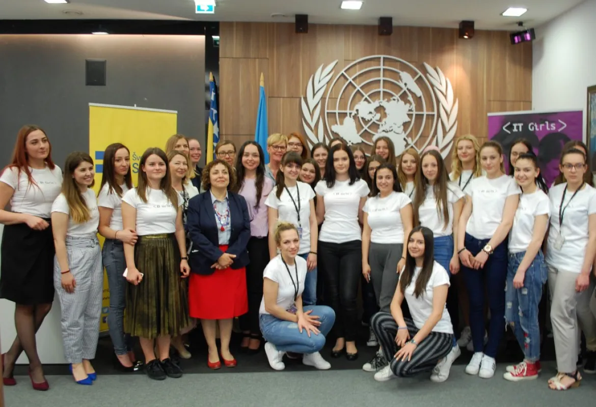 Dr Jasminka H. Telalovic at the International Day of Girls in ICT