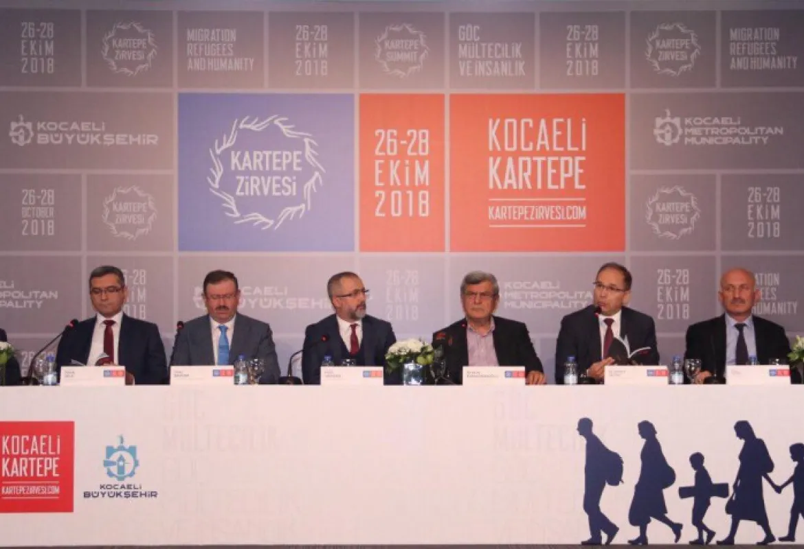 Prof. Dr. Hasan Zuhuri Sarıkaya at Kartepe Summit Press Conference