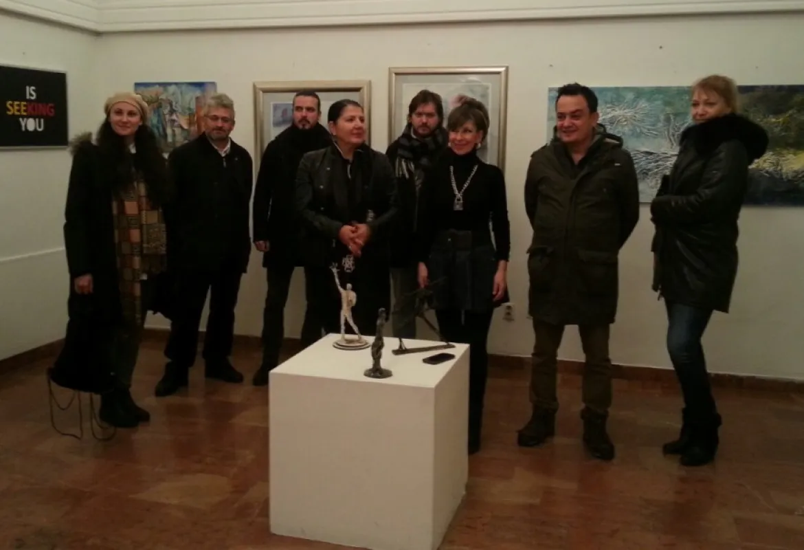 “Rumi phenomenon” artwork by Roman Sulejmanpasic exhibited in Gallery Preporod