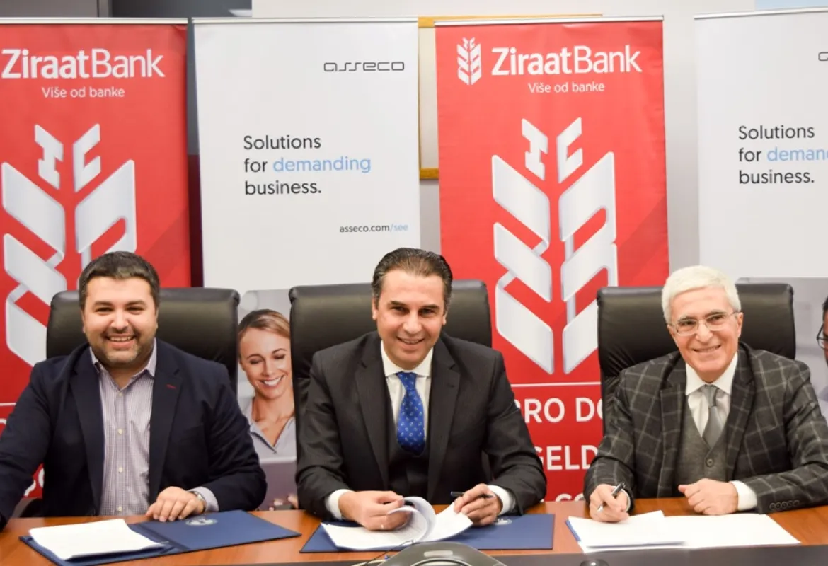 Memorandum of Understanding Signed between International University of Sarajevo (IUS), ASSECO SEE, and ZiraatBank Bosnia 