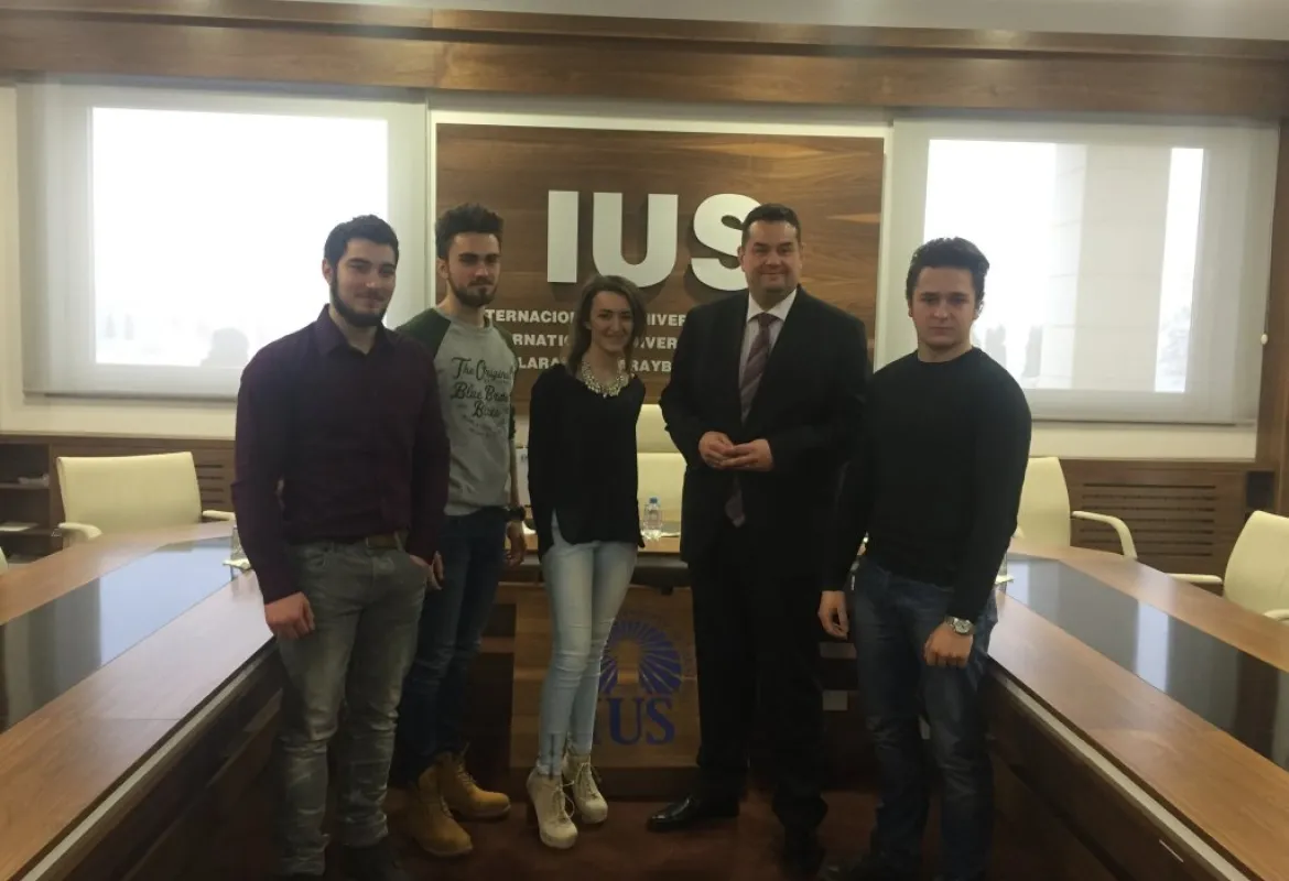Vice Governor of Varaždin County presented scholarship to IUS student
