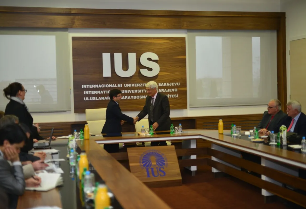 Visit of the delegation of the Mediterranean University