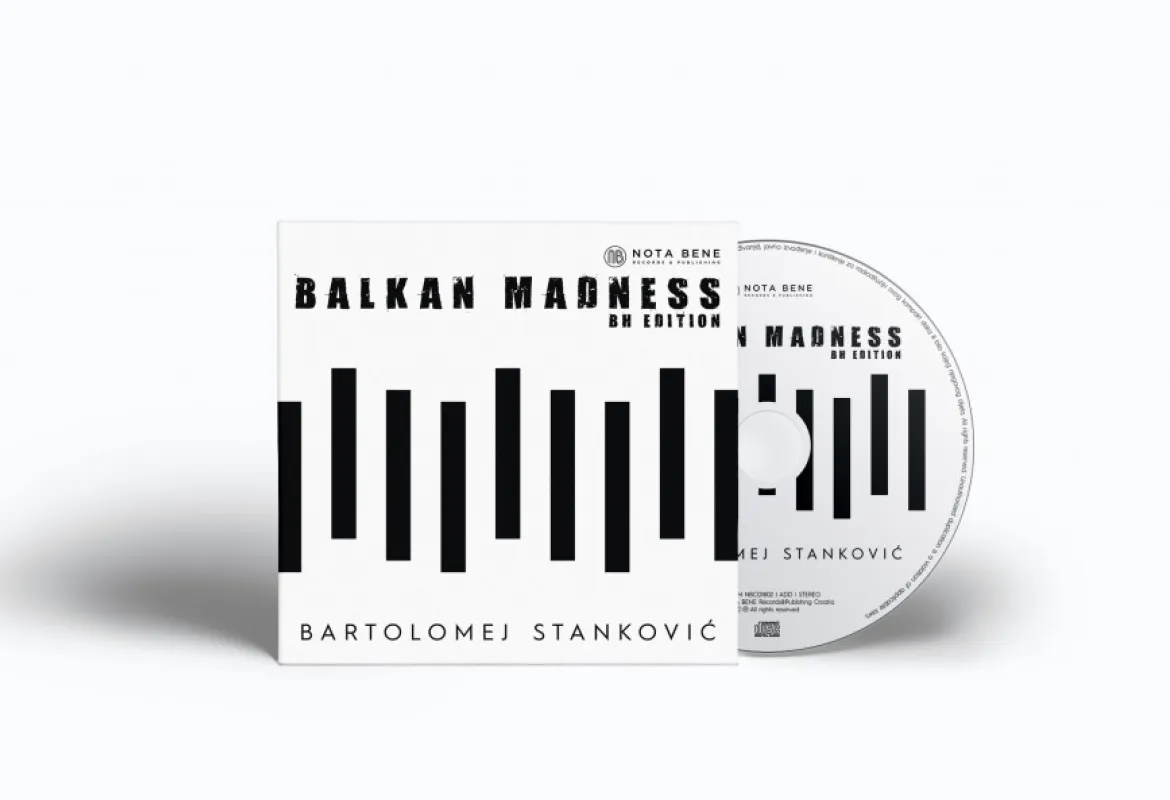 IUS student Faruk Garib designed the visual identity of the CD "Balkan Madness - BH edition"