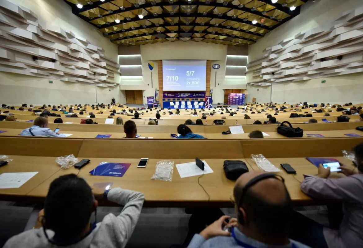 IUS Staff and students at the 2nd Conference on the potentials of the development of the software industry in BiH