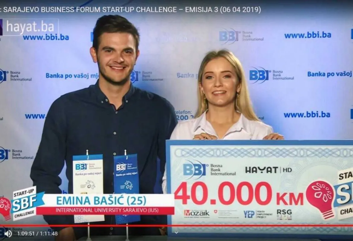 Sarajevo Business Forum: IUS Alumni Won 40.000 BAM to Start Their Business