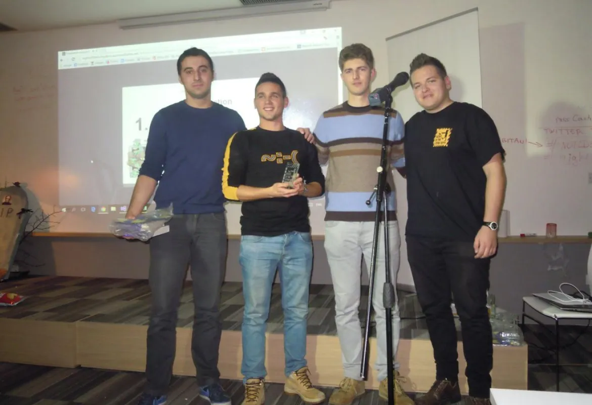 Admir Ferhatović and Ali Husić won Hackathon