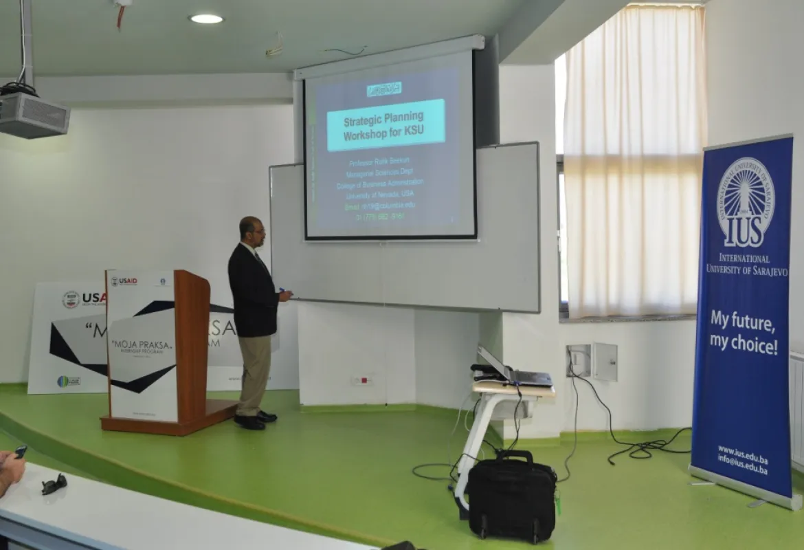 Prof. Dr. Rafik Beekun gave a series of lectures on ‘’Strategic planning’’