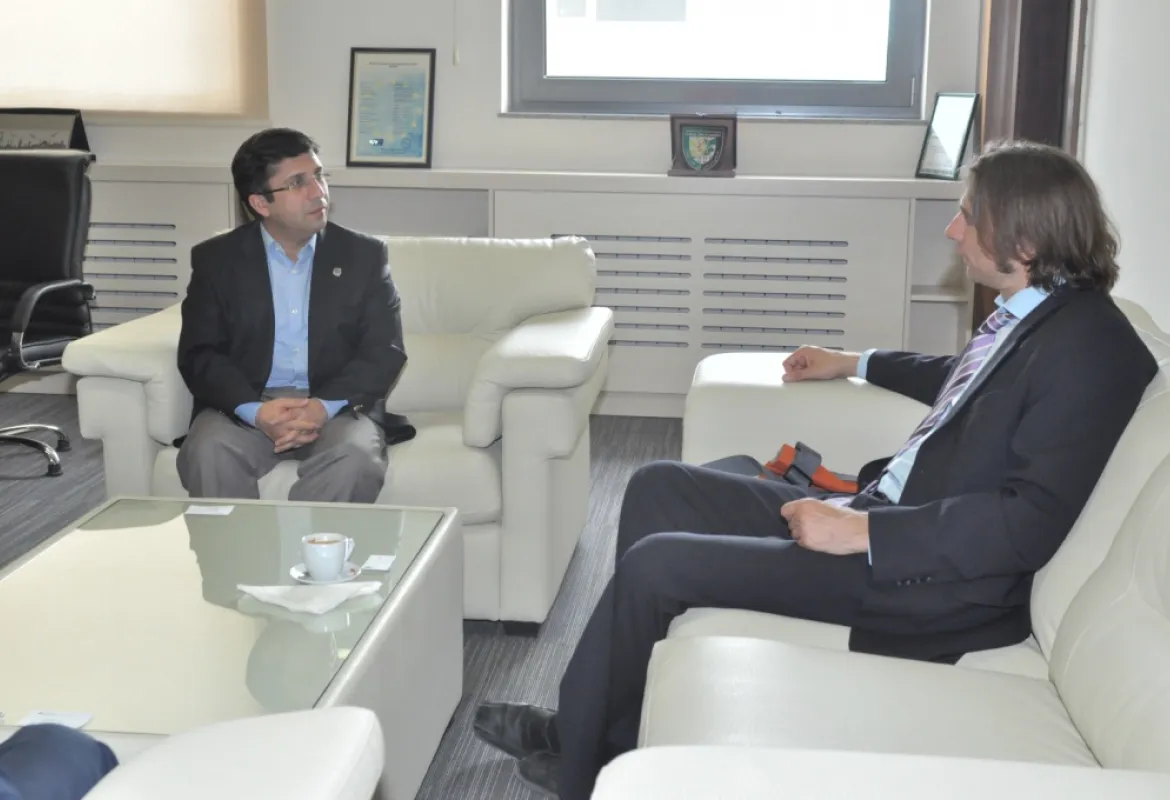 Jens Wagner, Cultural Attaché at the German Embassy visited IUS