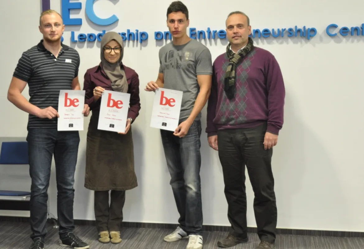 IUS Students won the second place in the “Be phone” contest