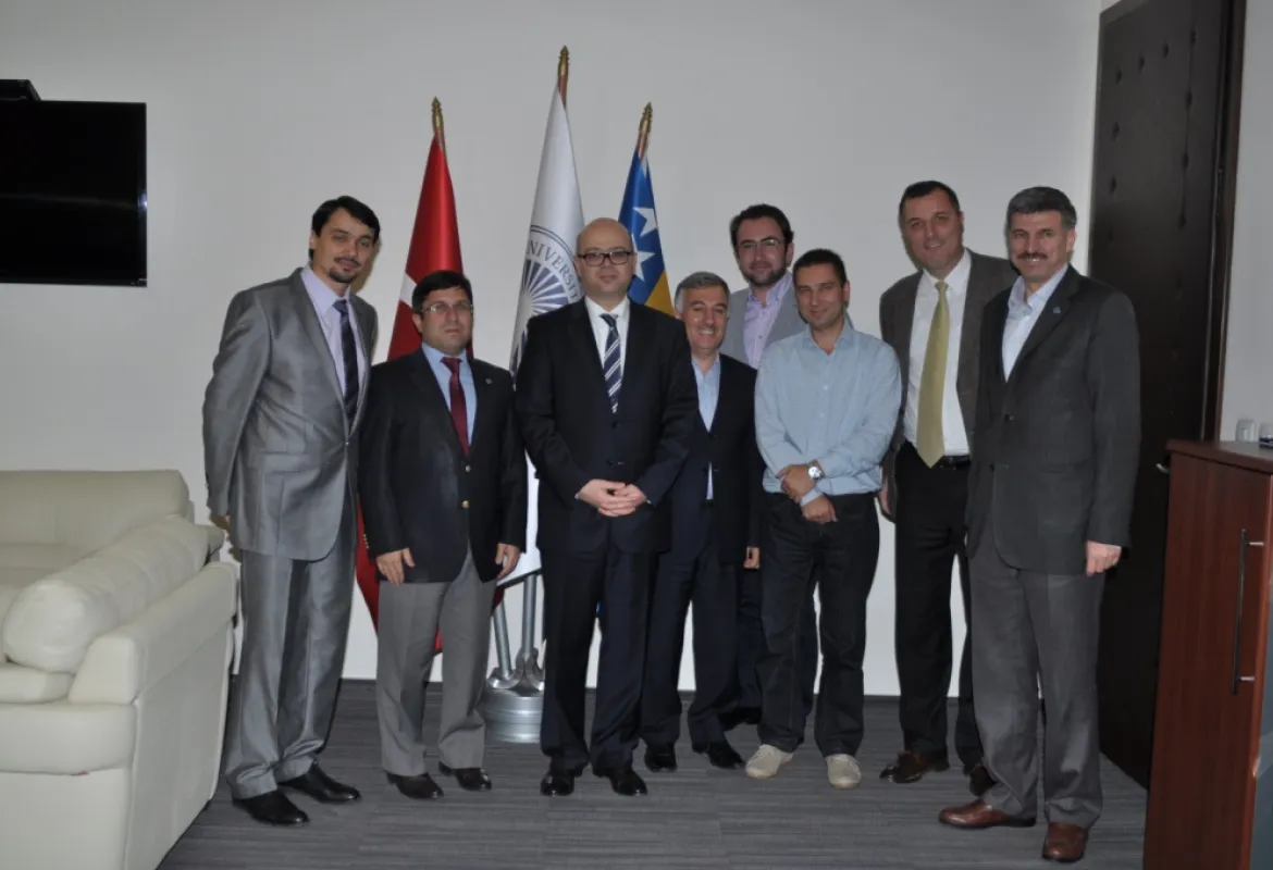 HE Cihad Erginay Ambassador of the Republic of Turkey in BiH visited IUS