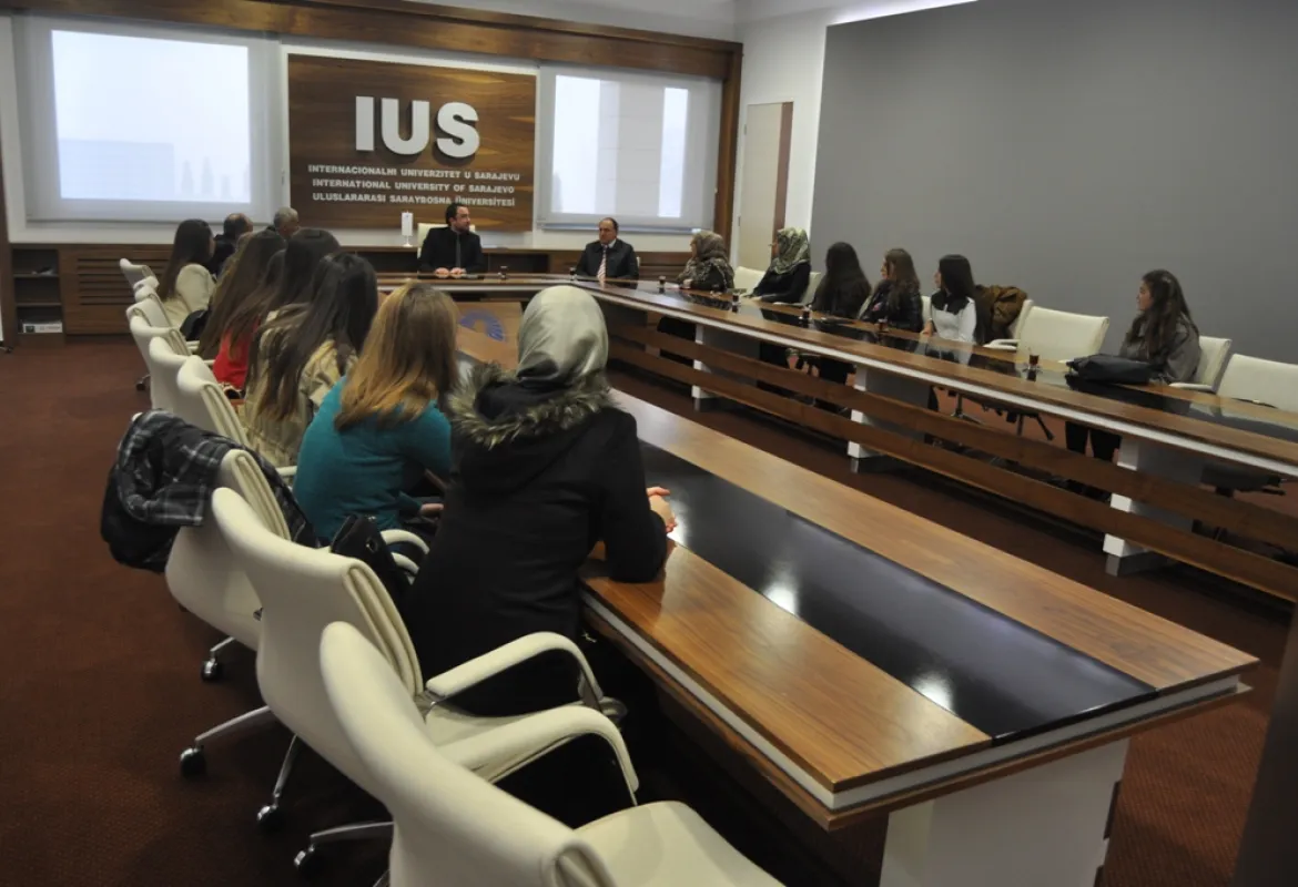 Meeting with students from Macedonia