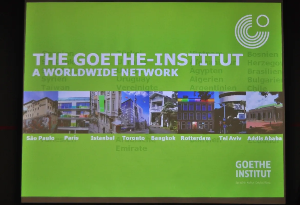 Goethe Institute presented its work