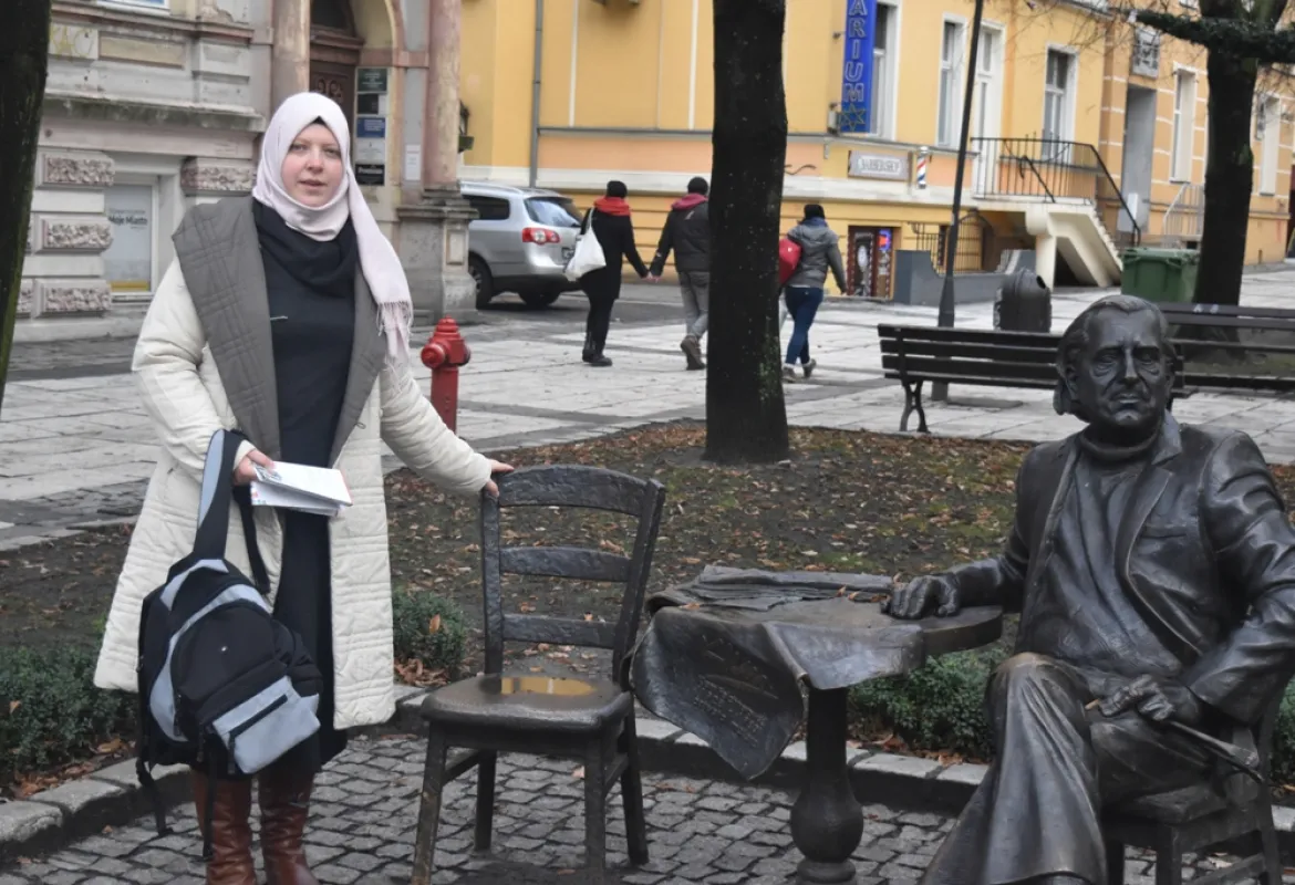 Assist. Prof. Dr. Nudžejma Obralić on the Erasmus+ exchange in Poland