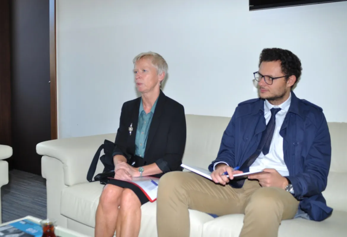 Deputy Ambassador of the Kingdom of Norway visited IUS