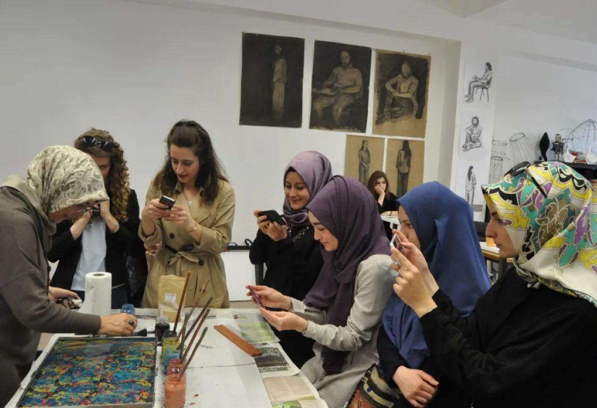Master of Ebru Nihal Türe Held a Workshop at IUS