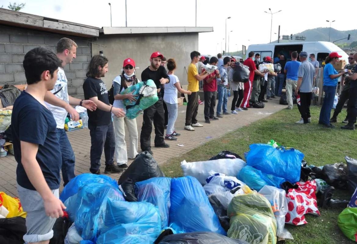 IUS students in the flood zone