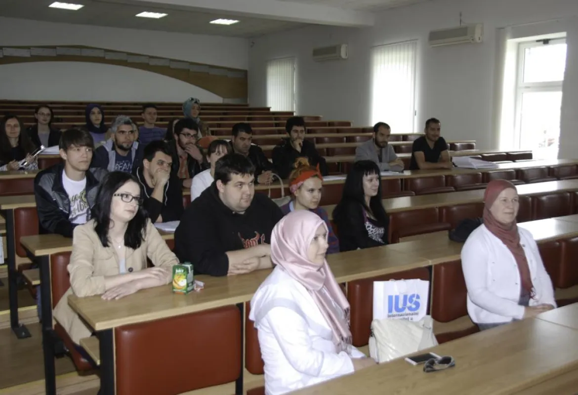 The ELIT professors and students visited University in Mostar