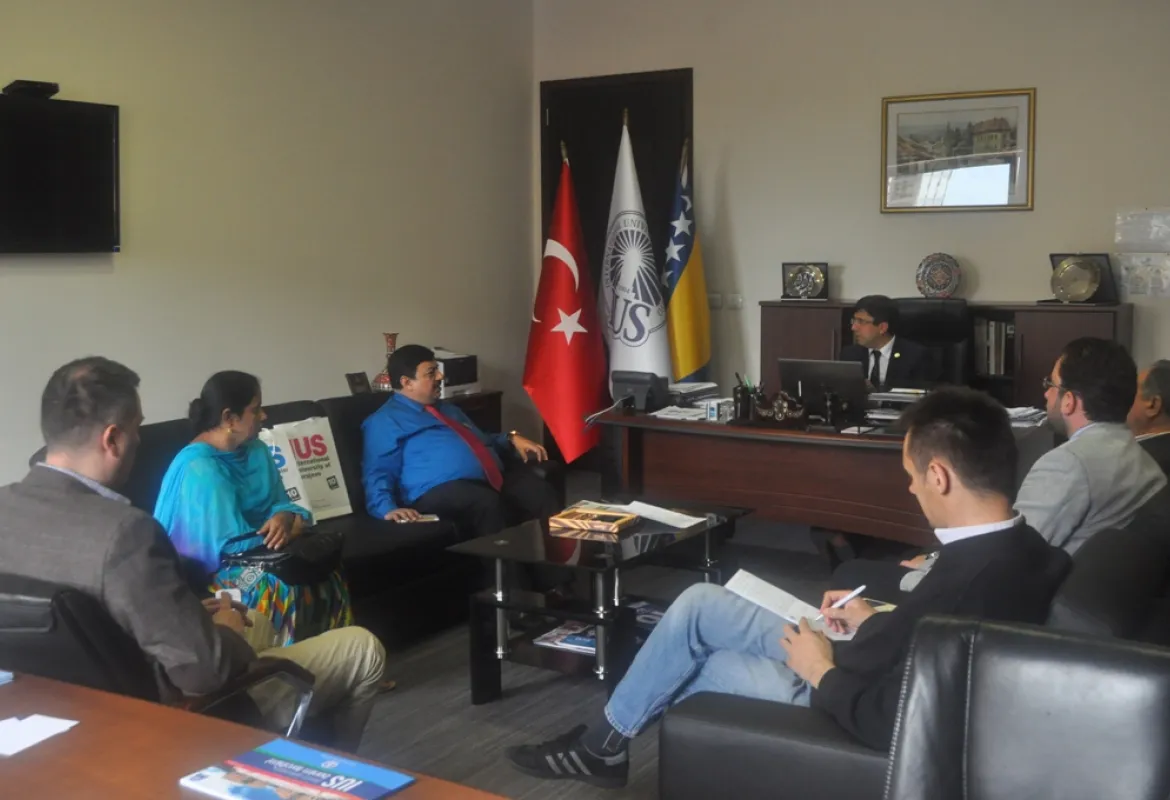 Athena Ventures President met with IUS Rector Prof. Dr. Yücel Oğurlu