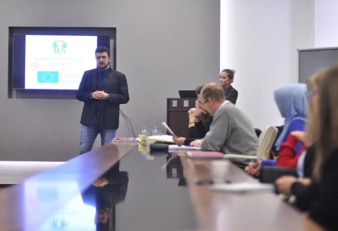 Ismail Šehić gave a lecture on Erasmus+ program