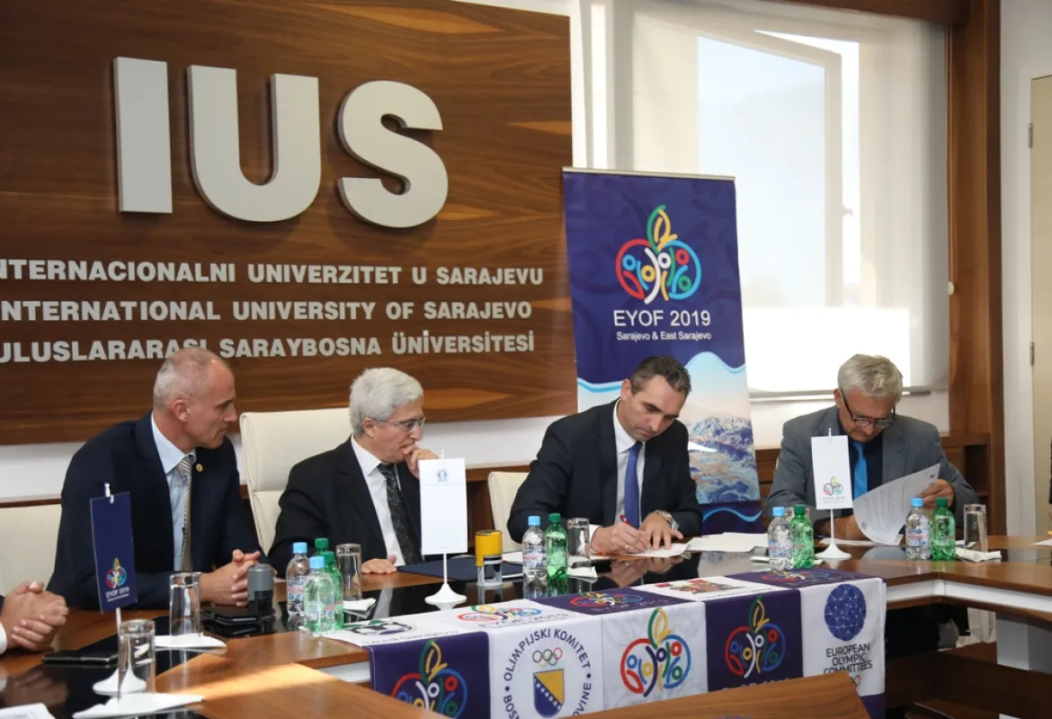 Memorandum of Cooperation Signed between IUS and EYOF 2019