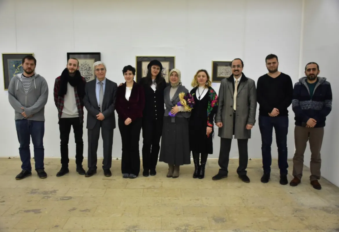 Ebru Exhibition by Nihal Türe Opened in Collegium Artisticum