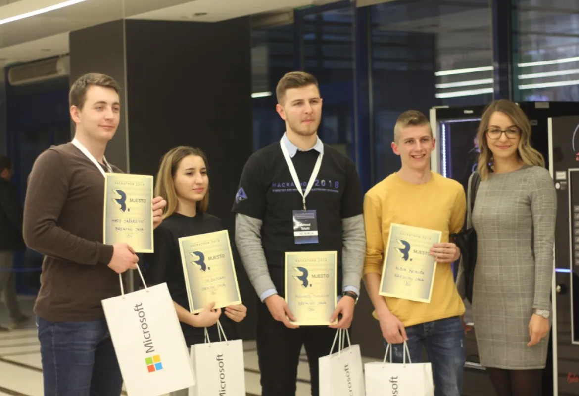 FENS Students Took Part in "EPBiH Hackathon 2018" and Came 3rd
