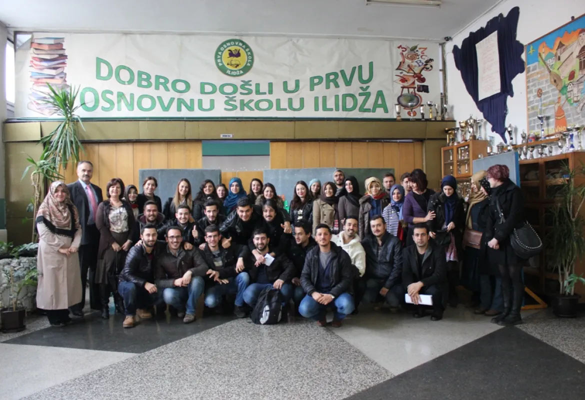 Visit to the First Primary School in Ilidža