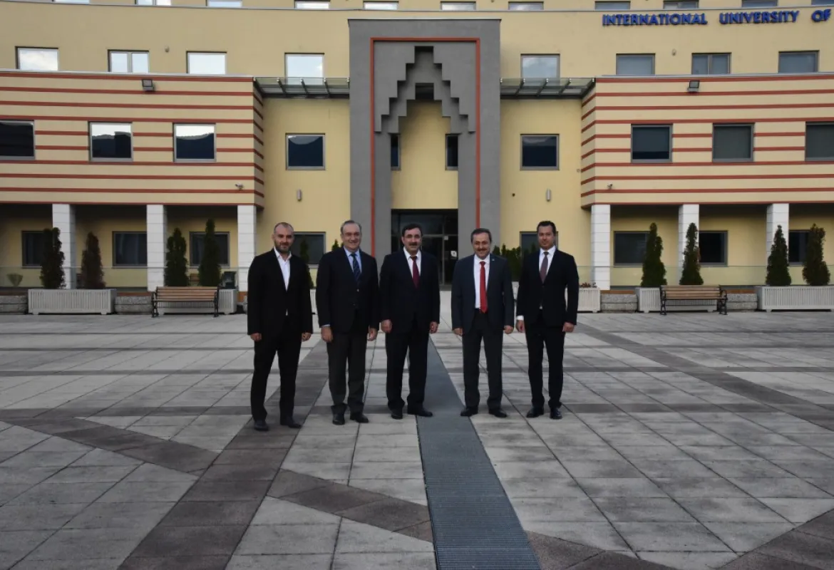 IUS was visited by Mr. Cevdet Yılmaz, Vice-Chairman and Chairmen of Foreign Affairs of AK Party