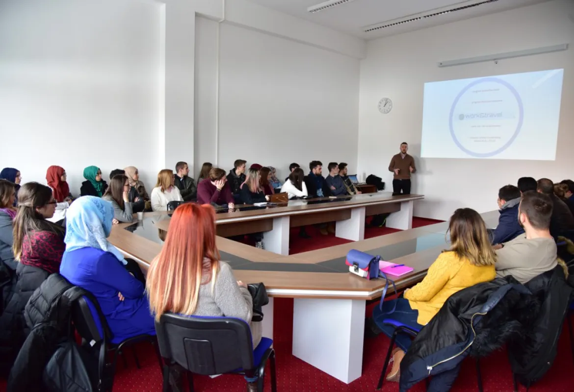 Work and Travel Exchange Program Presentation Held at IUS