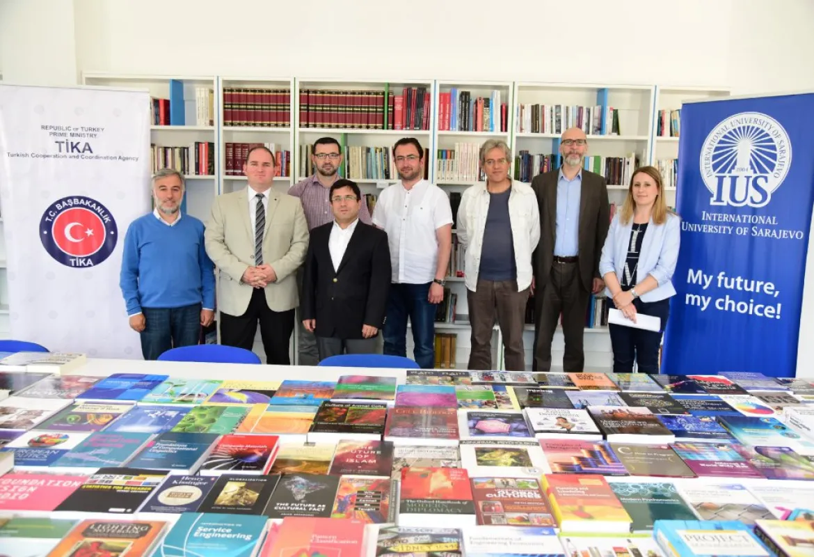 TIKA donated books to IUS