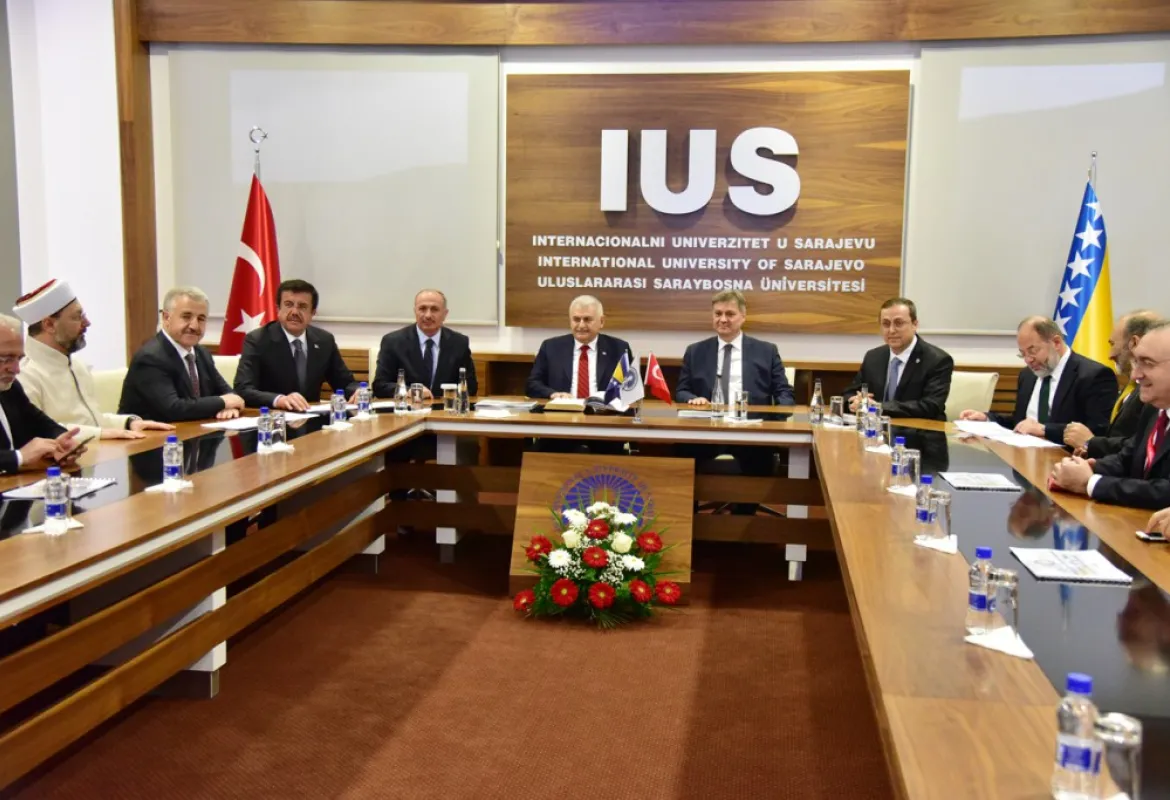 Prime Minister of Republic of Turkey Binali Yıldırım had a Meeting with IUS Students and Academic Staff 