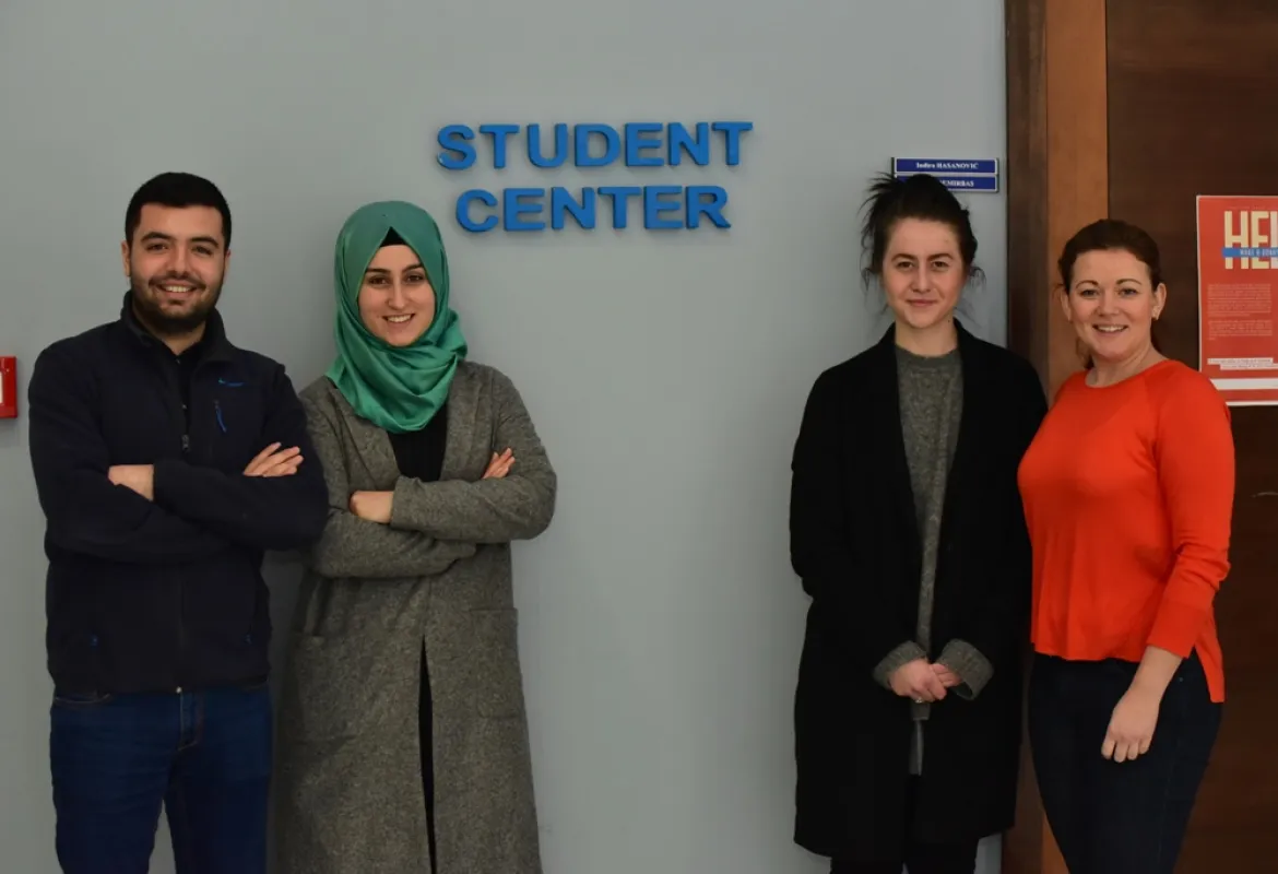 Students from France, USA, and Turkey Interns at IUS