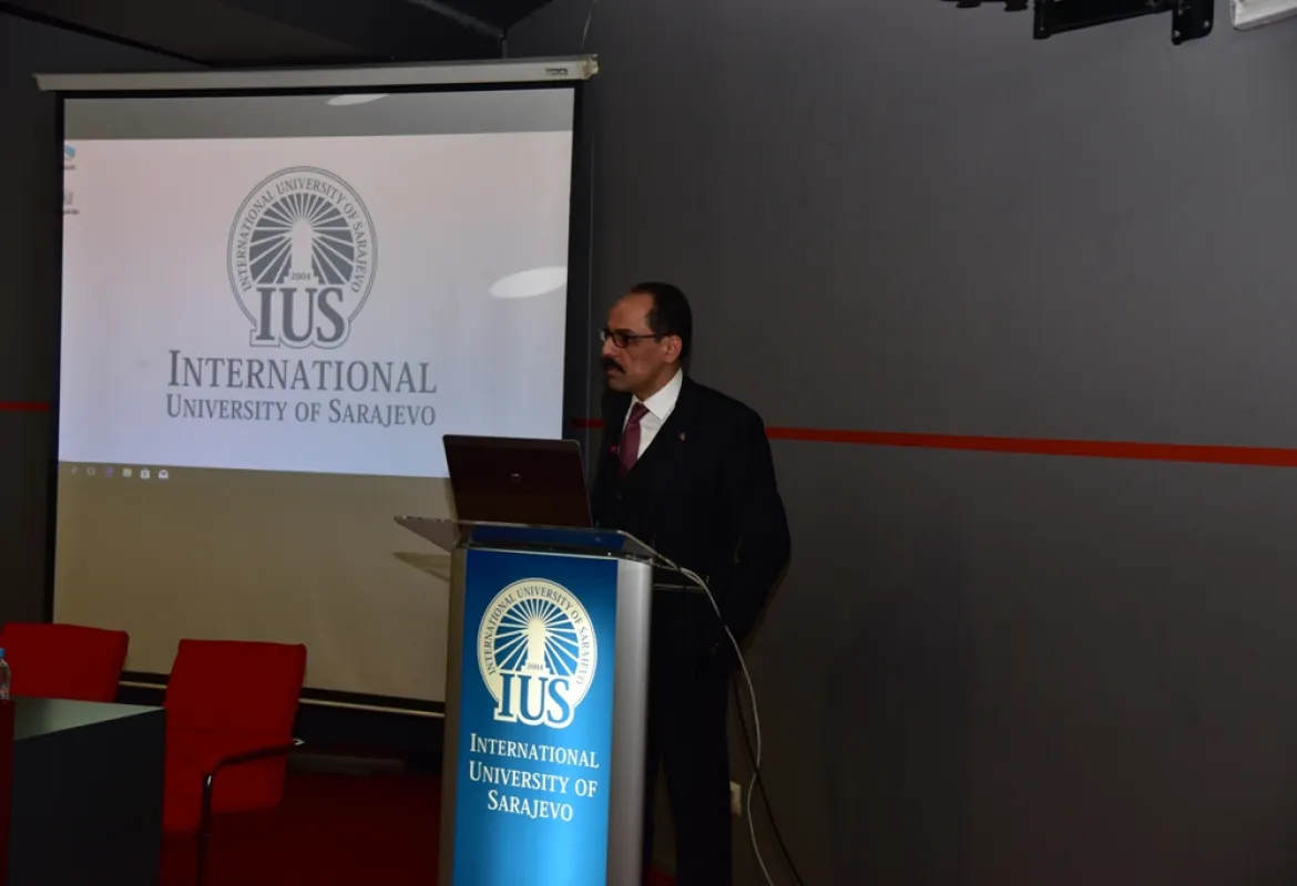Turkish Presidential Spokesperson Dr. Ibrahim Kalın Lectured at IUS
