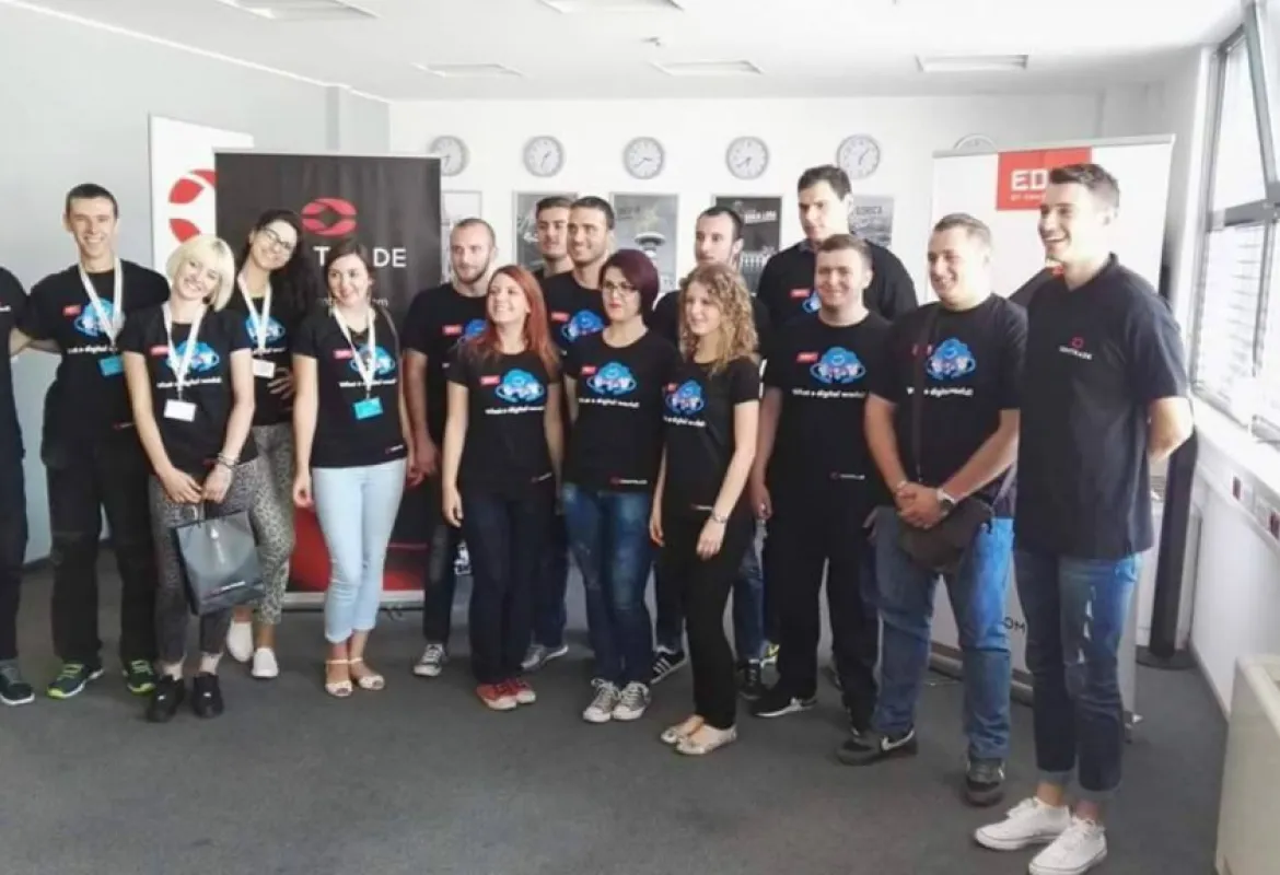 IUS student Kemal Hrelja won the award for the best developer at EDIT IT Summer School